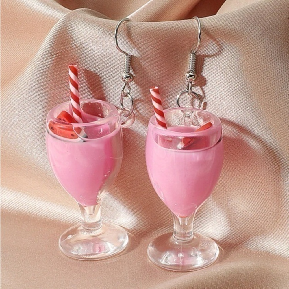 Watermelon Drink Earrings | New | Accessories